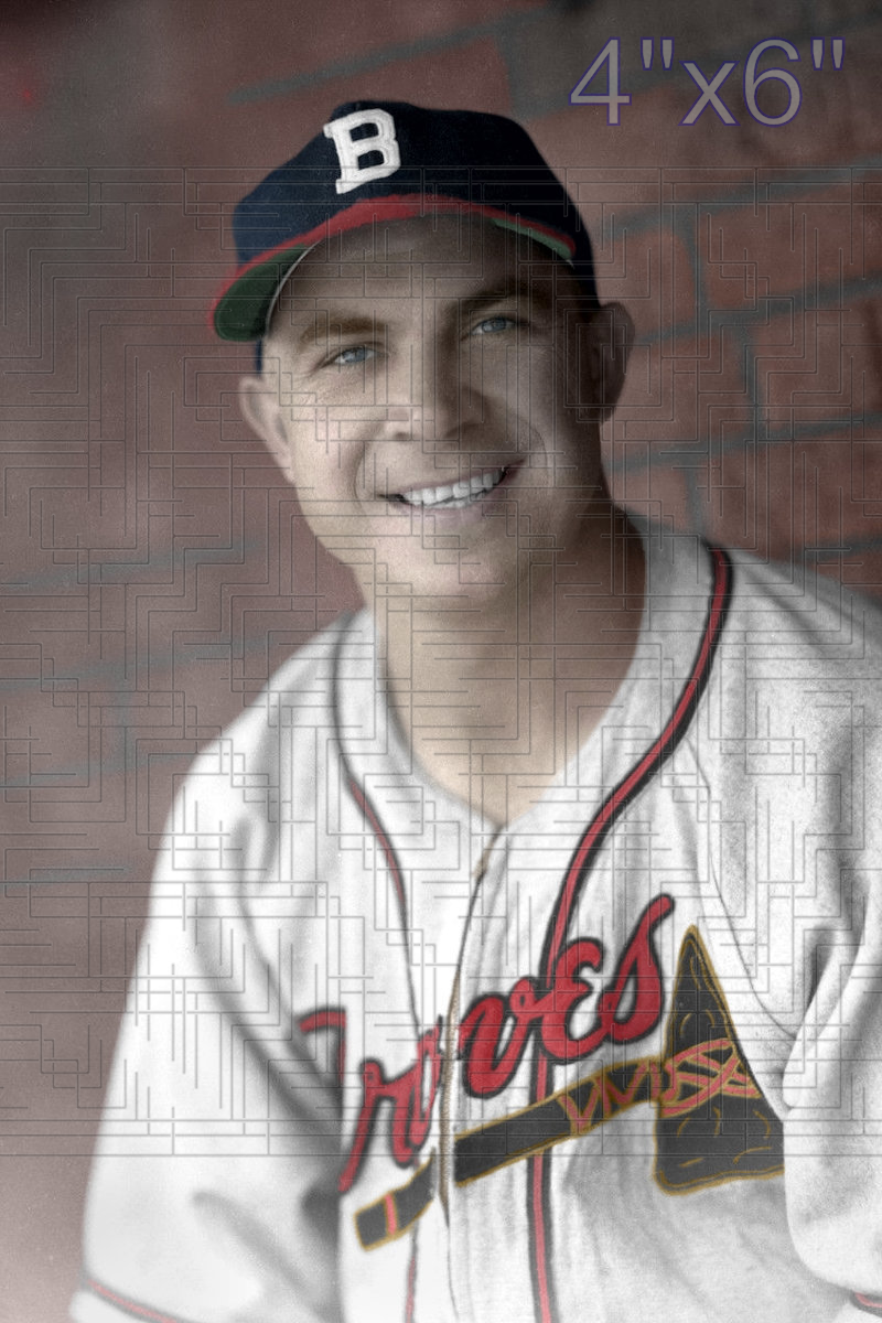 Johnny Hopp - 1946 Boston Braves - choose a size & style