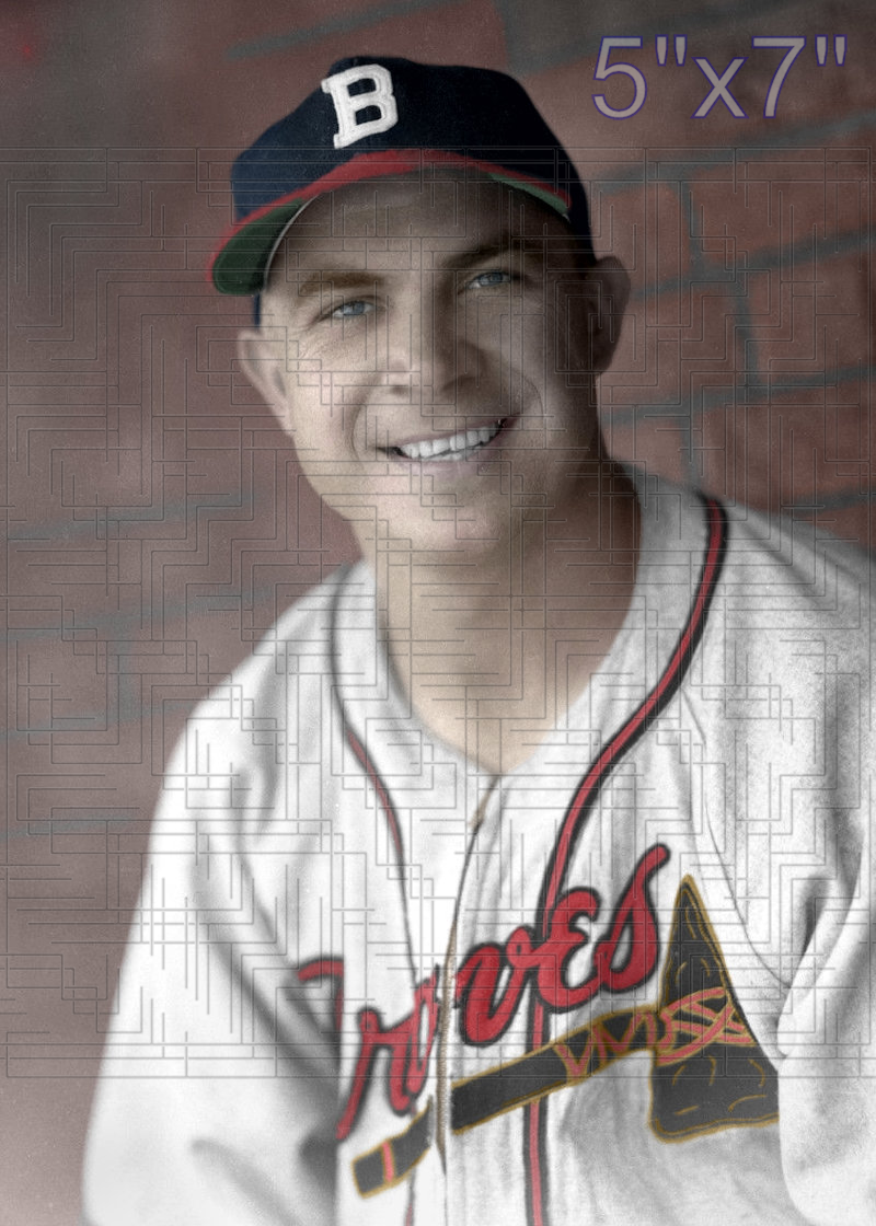 Johnny Hopp - 1946 Boston Braves - choose a size & style