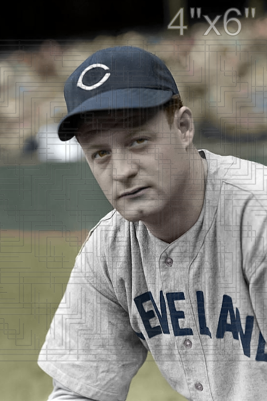 Johnny Humphries - 1940 Cleveland Indians - choose a size & style