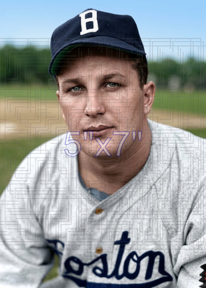 Johnny Hutchings - 1945 Boston Braves - choose a size & style