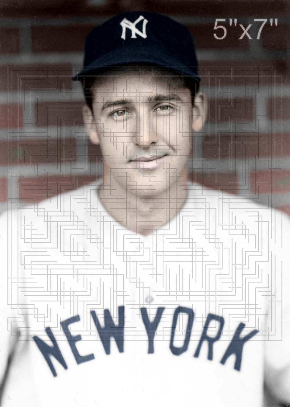 Johnny Johnson - 1944 New York Yankees - choose a size & style