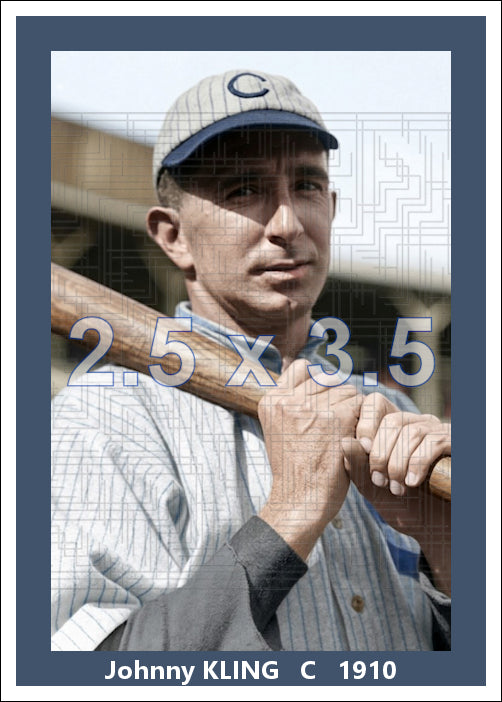 Johnny Kling - 1910 Chicago Cubs - choose a size & style