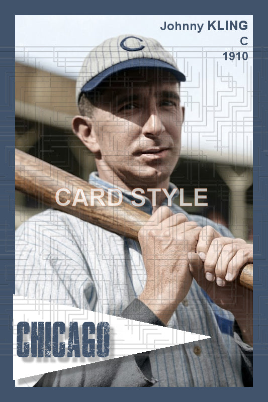 Johnny Kling - 1910 Chicago Cubs - choose a size & style