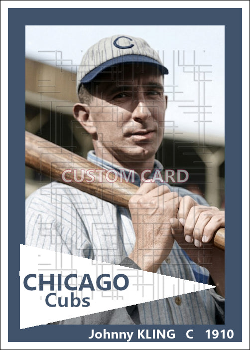 Johnny Kling - 1910 Chicago Cubs - choose a size & style