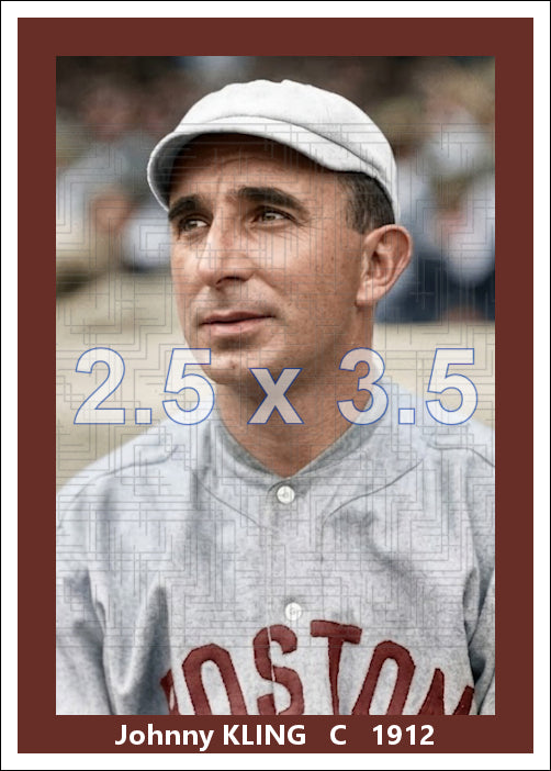 Johnny Kling - 1912 Boston Braves - choose a size & style