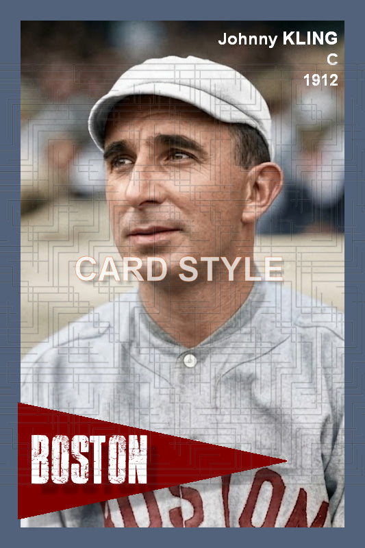 Johnny Kling - 1912 Boston Braves - choose a size & style