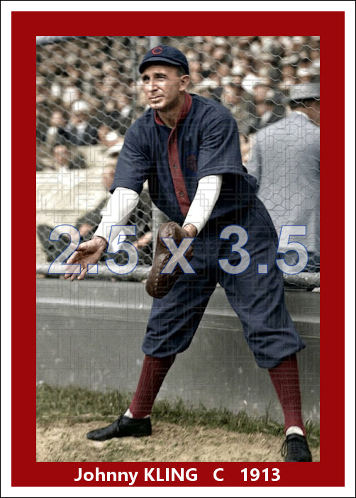 Johnny Kling - 1913 Cincinnati Reds - choose a size & style