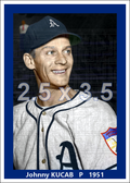 Johnny Kucab - 1951 Philadelphia Athletics - choose a size & style