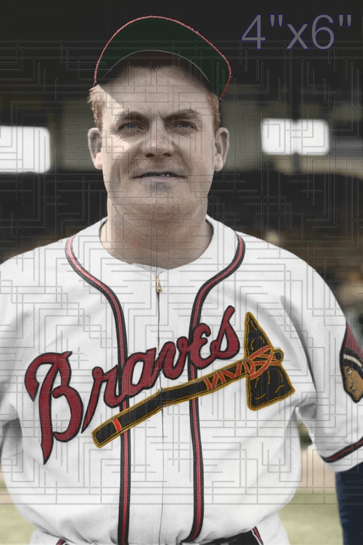 Johnny Lanning - 1947 Boston Braves - choose a size & style