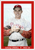 Johnny Lindell - 1953-54 Philadelphia Phillies - choose a size & style