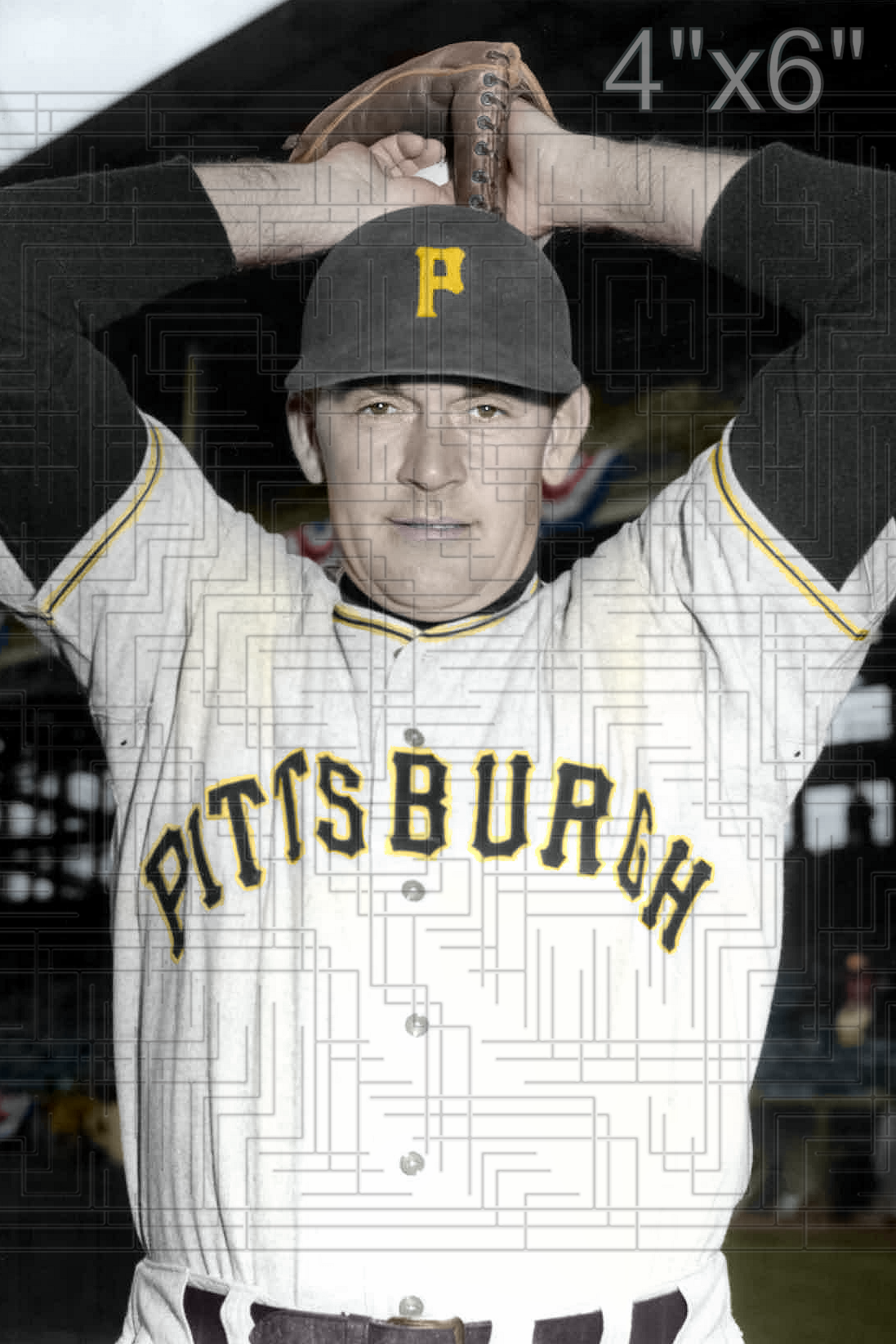 Johnny Lindell - 1953 Pittsburgh Pirates - choose a size & style