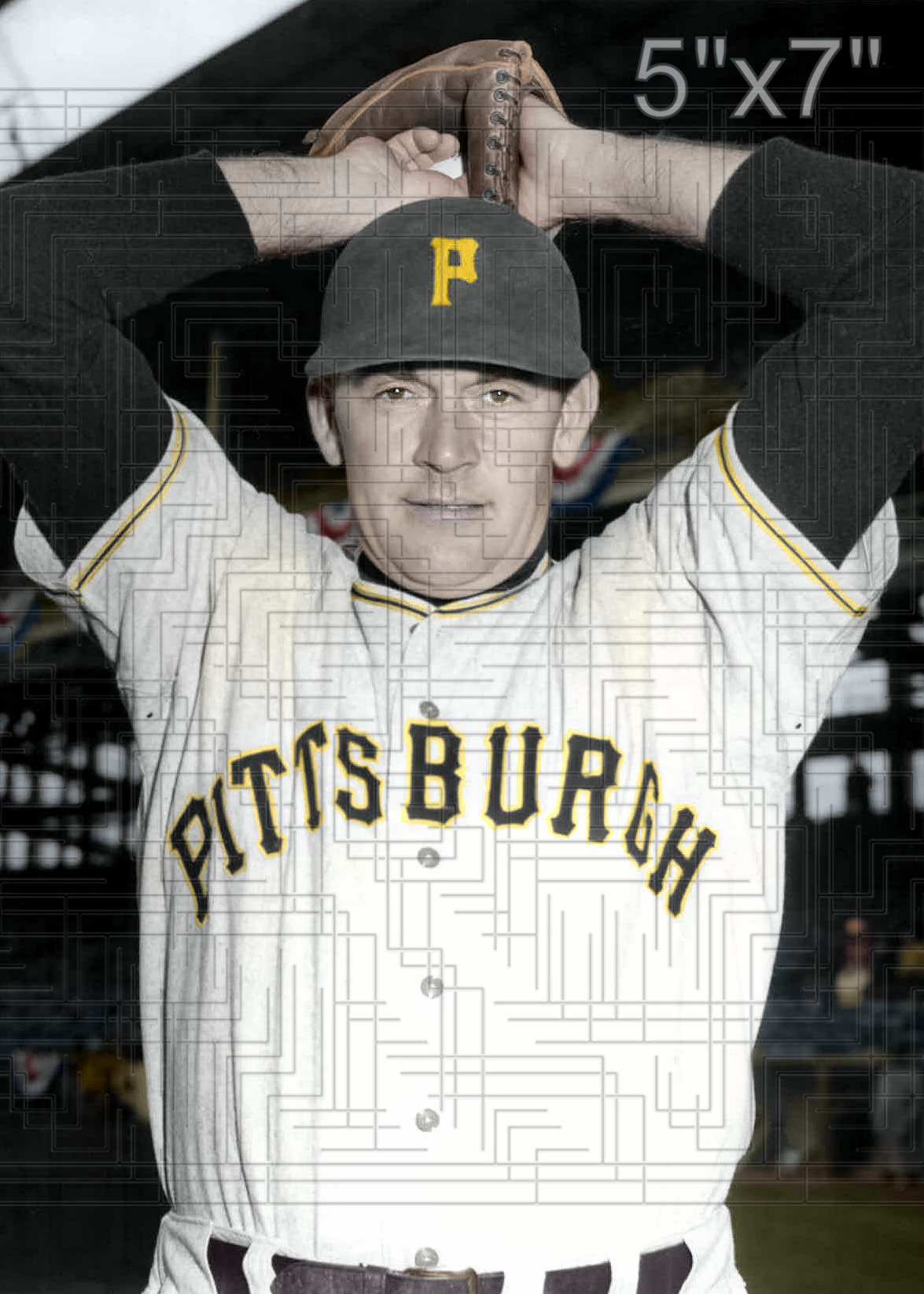 Johnny Lindell - 1953 Pittsburgh Pirates - choose a size & style