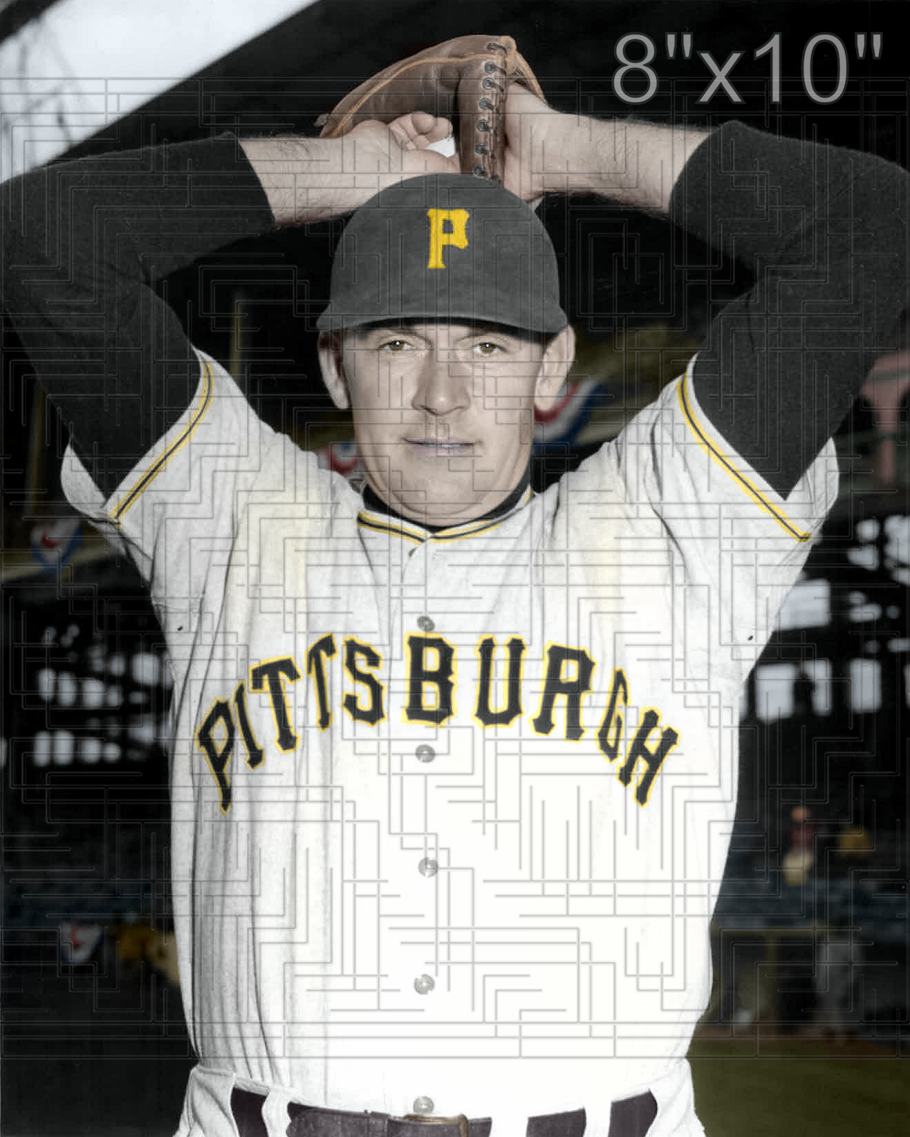 Johnny Lindell - 1953 Pittsburgh Pirates - choose a size & style