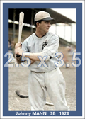Johnny Mann - 1928 Chicago White Sox - choose a size & style