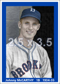 Johnny McCarthy - 1934-35 Brooklyn Dodgers - choose a size & style