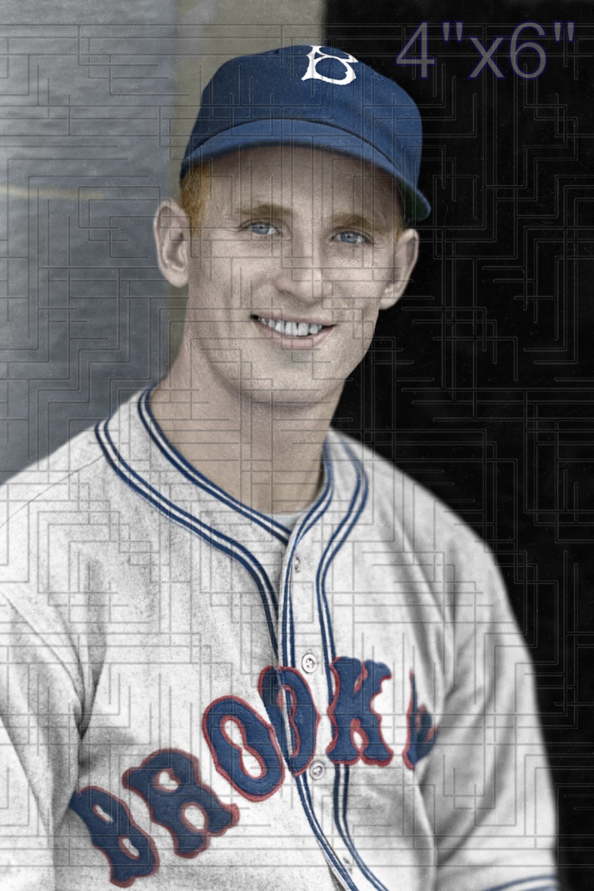Johnny McCarthy - 1934-35 Brooklyn Dodgers - choose a size & style