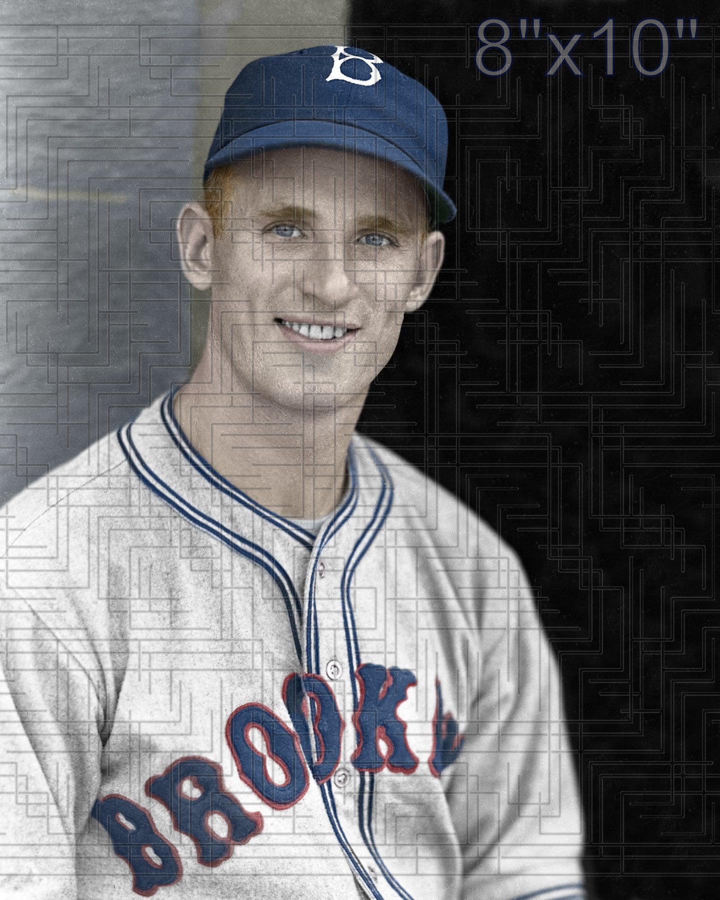 Johnny McCarthy - 1934-35 Brooklyn Dodgers - choose a size & style