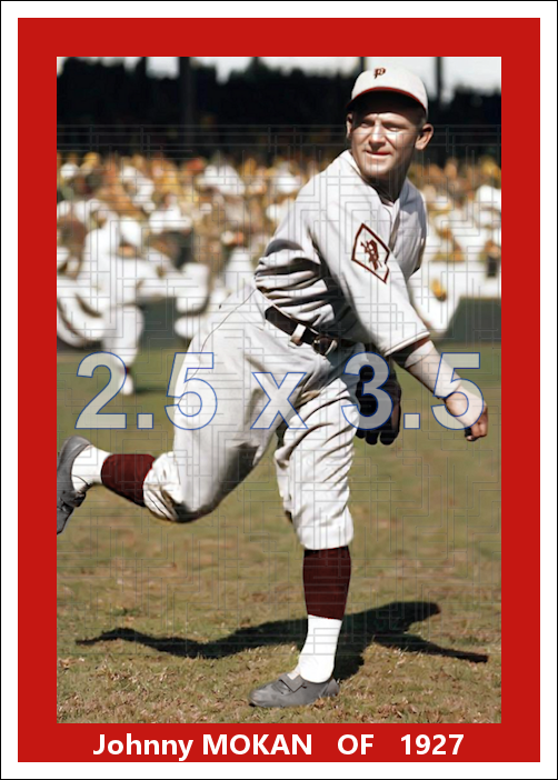 Johnny Mokan - 1927 Philadelphia Phillies - choose a size & style