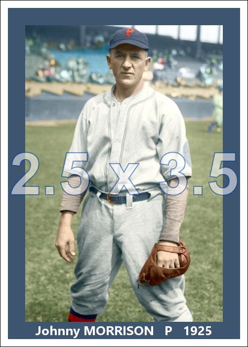 Johnny Morrison - 1925 Pittsburgh Pirates - choose a size & style