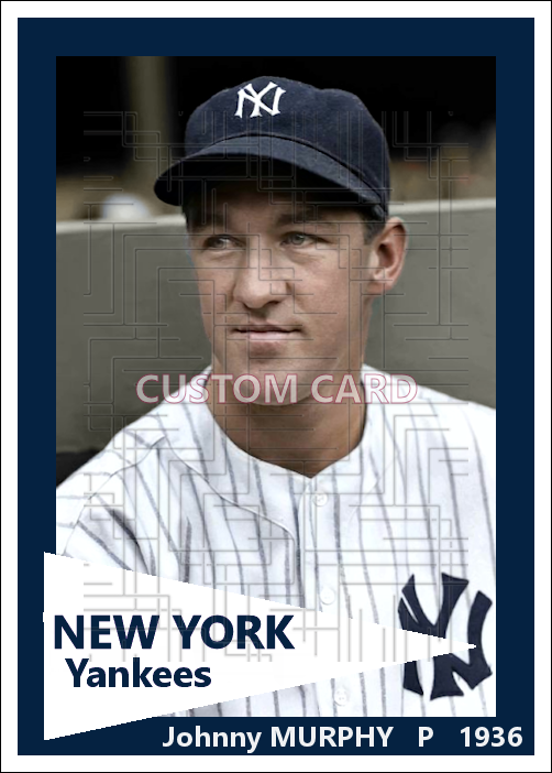 Johnny Murphy - 1936 New York Yankees - choose a size & style