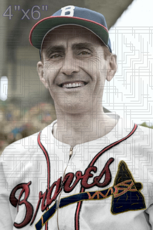 Johnny Niggeling - 1946 Boston Braves - choose a size & style