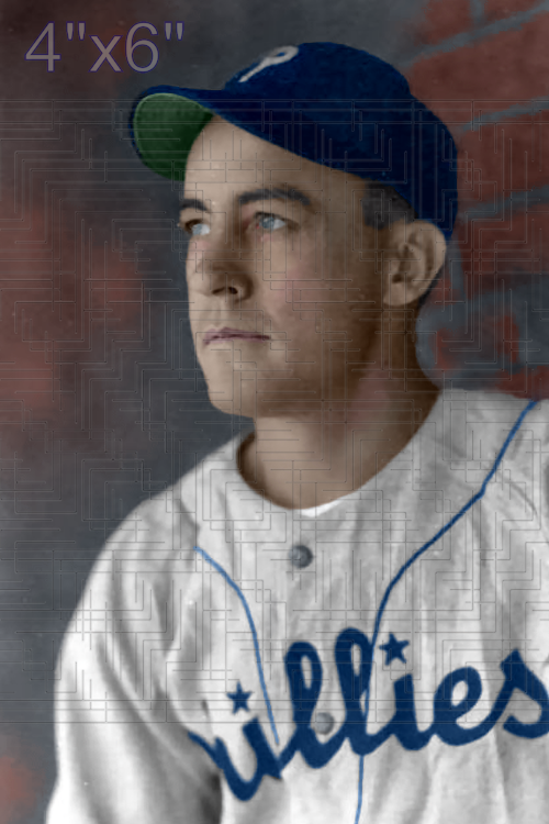 Johnny Peacock - 1944-45 Philadelphia Phillies - choose a size & style