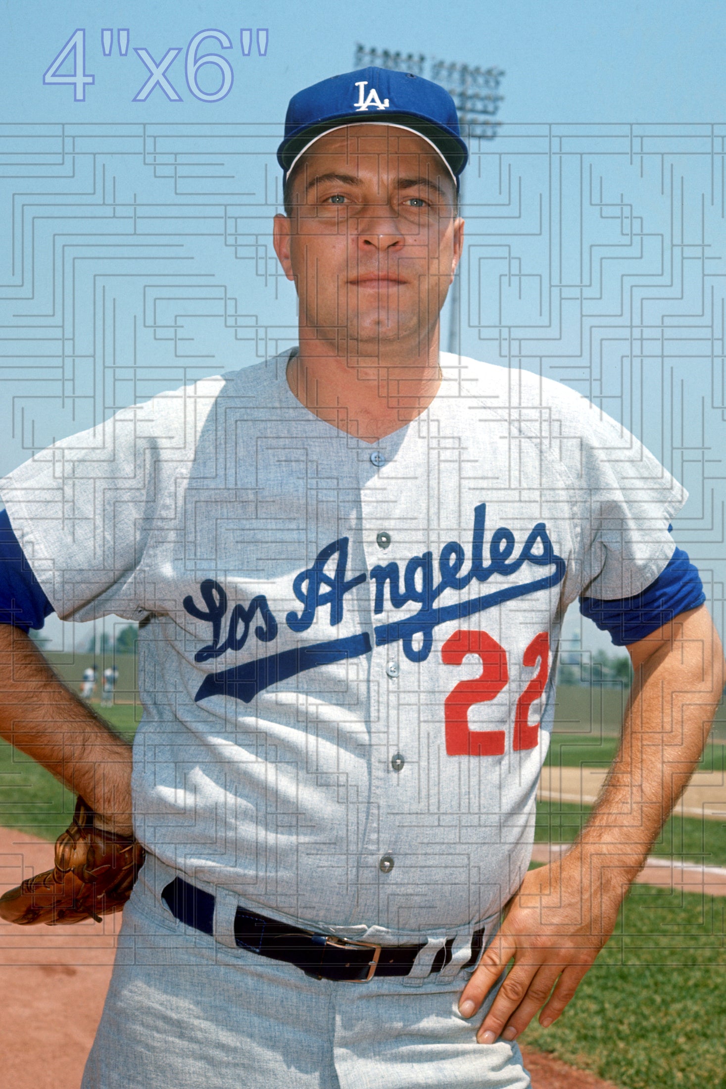 Johnny Podres - 1965 Los Angeles Dodgers - choose a size & style