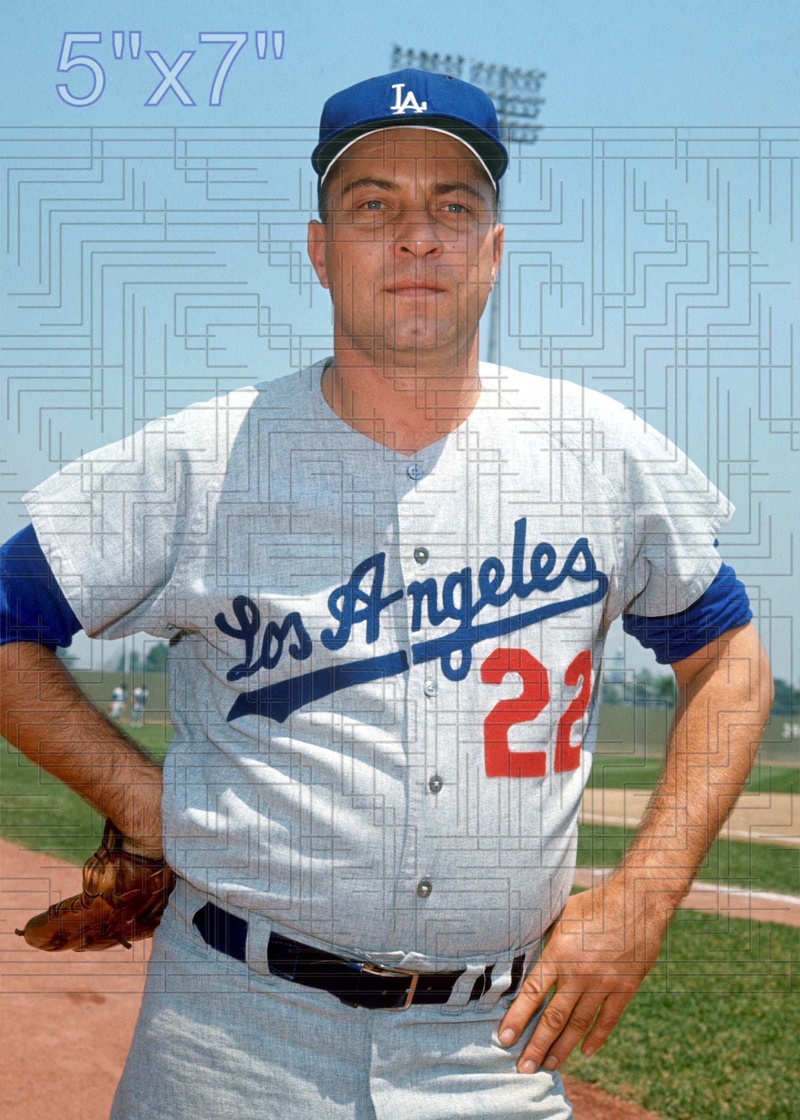 Johnny Podres - 1965 Los Angeles Dodgers - choose a size & style