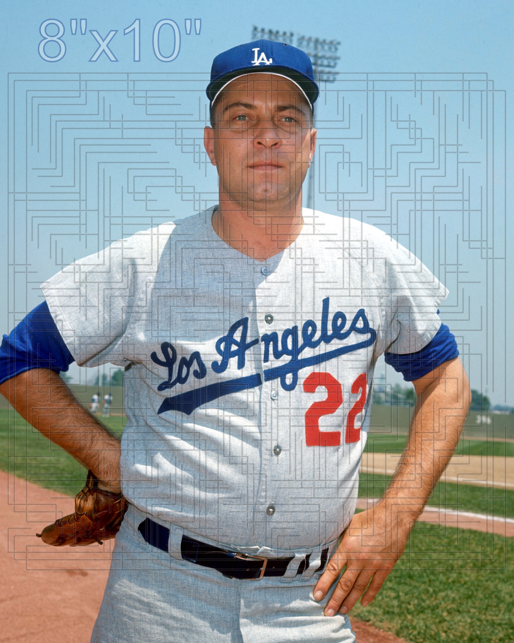 Johnny Podres - 1965 Los Angeles Dodgers - choose a size & style