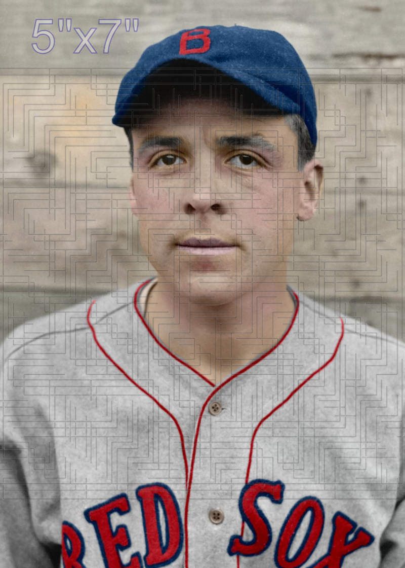 Johnny Reder - 1934 Boston Red Sox - choose a size & style