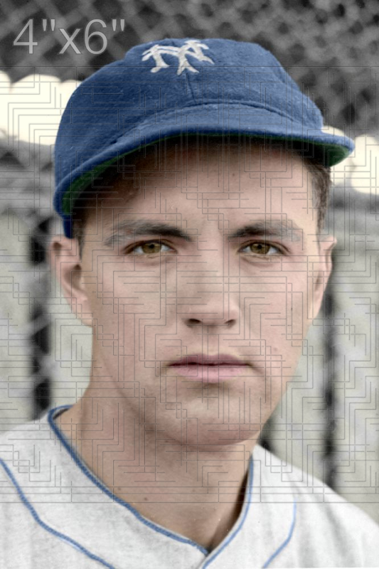 Johnny Rucker - 1940 New York Giants - choose a size & style