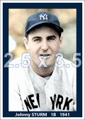 Johnny Sturm - 1941 New York Yankees - choose a size & style