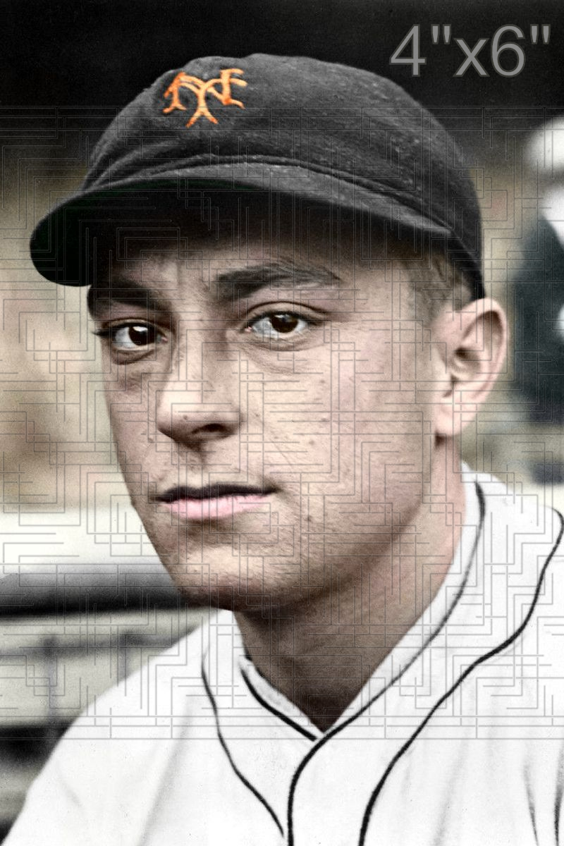 Johnny Vergez - 1933-34 New York Giants - choose a size & style