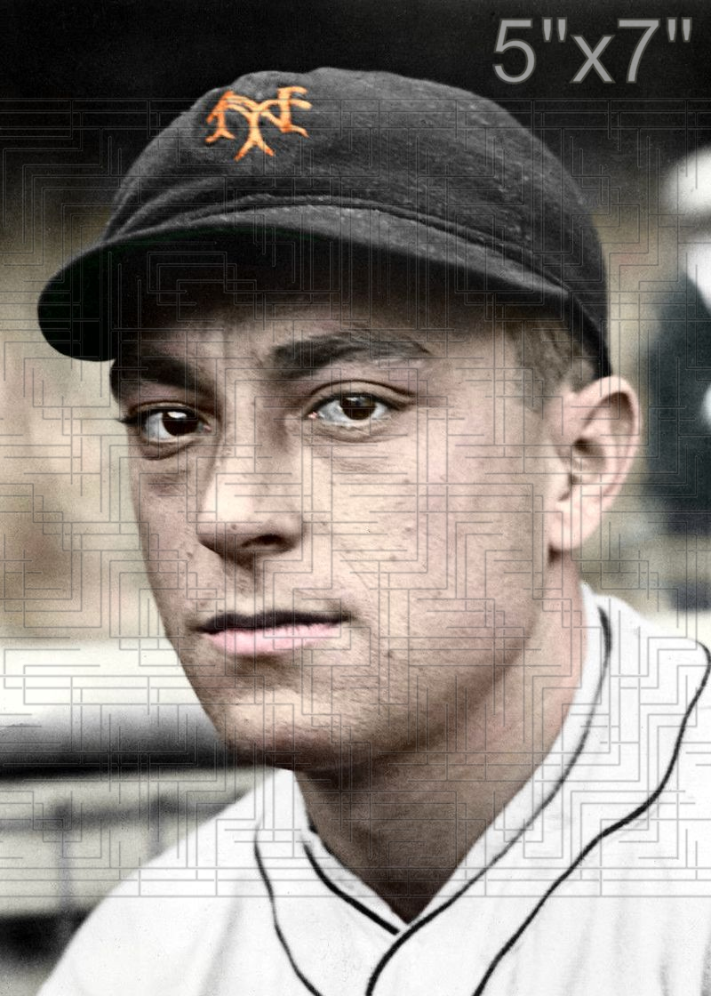 Johnny Vergez - 1933-34 New York Giants - choose a size & style