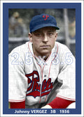 Johnny Vergez - 1936 Philadelphia Phillies - choose a size & style