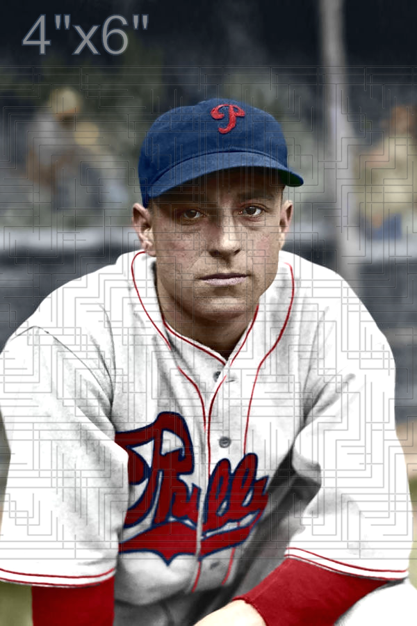 Johnny Vergez - 1936 Philadelphia Phillies - choose a size & style