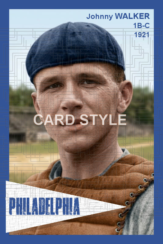 Johnny Walker - 1921 Philadelphia Athletics - choose a size & style