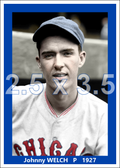Johnny Welch - 1927 Chicago Cubs - choose a size & style