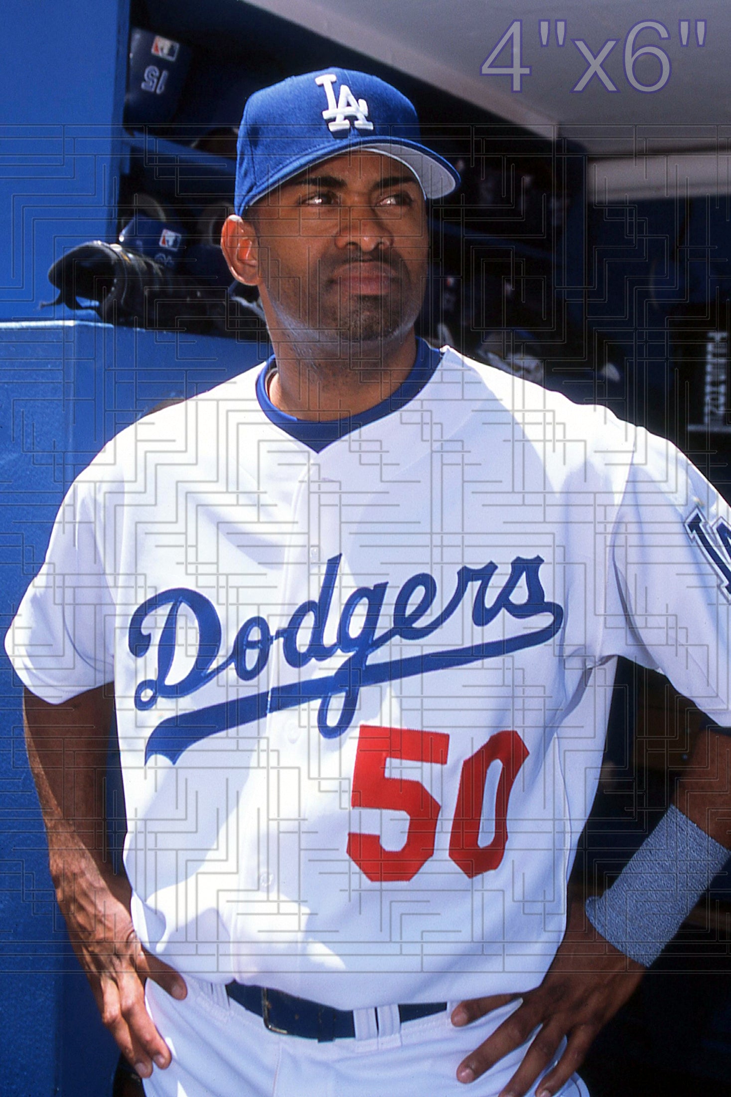 Jolbert Cabrera - 2002 Los Angeles Dodgers - choose a size & style