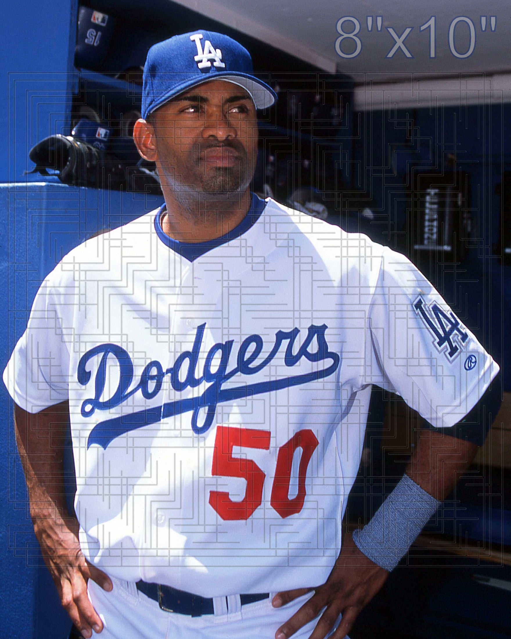 Jolbert Cabrera - 2002 Los Angeles Dodgers - choose a size & style