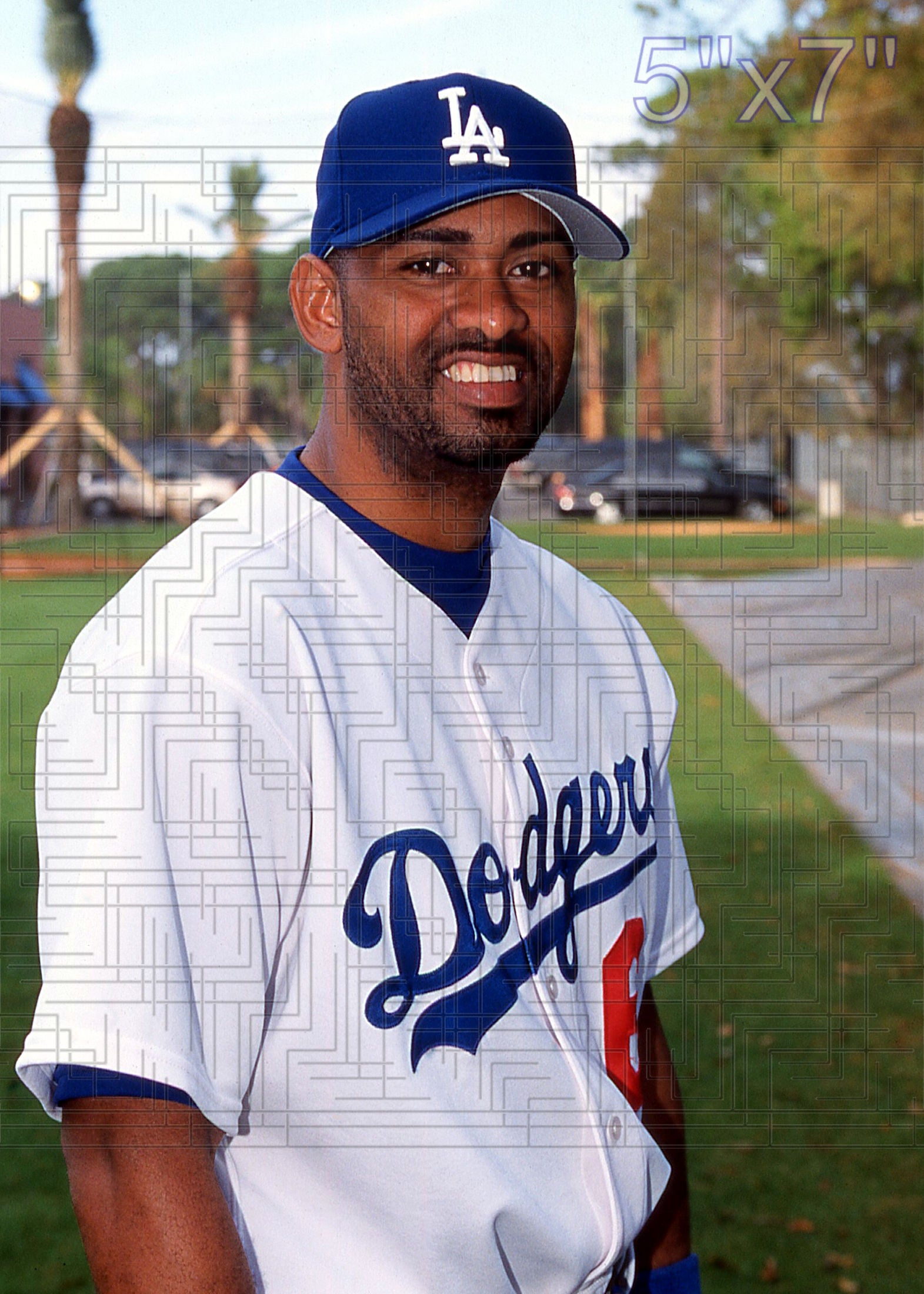 Jolbert Cabrera - 2003 Los Angeles Dodgers - choose a size & style