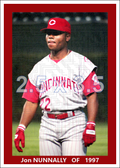 Jon Nunnally - 1997 Cincinnati Reds - choose a size & style