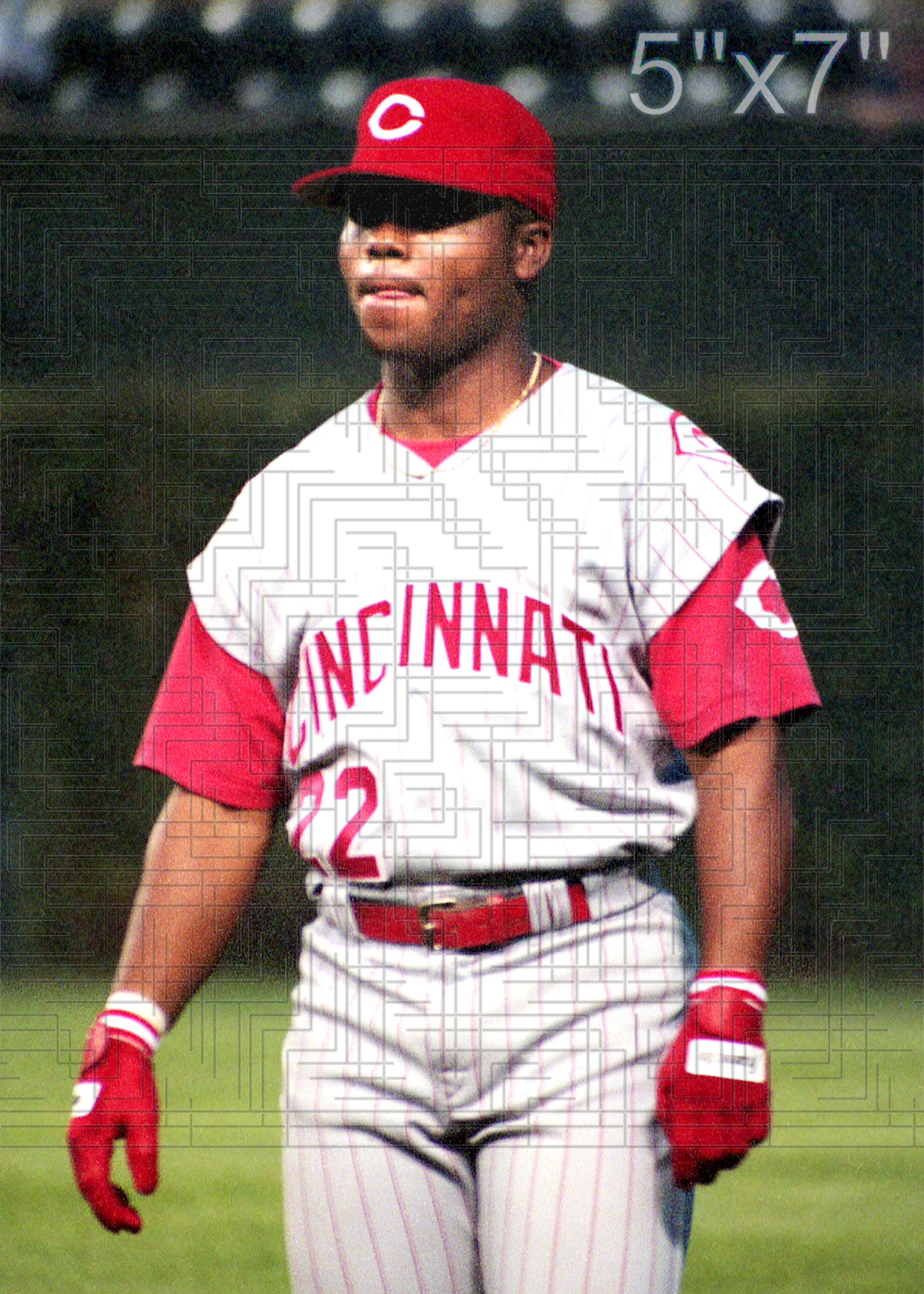 Jon Nunnally - 1997 Cincinnati Reds - choose a size & style