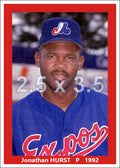 Jonathan Hurst - 1992 Montreal Expos - choose a size & style