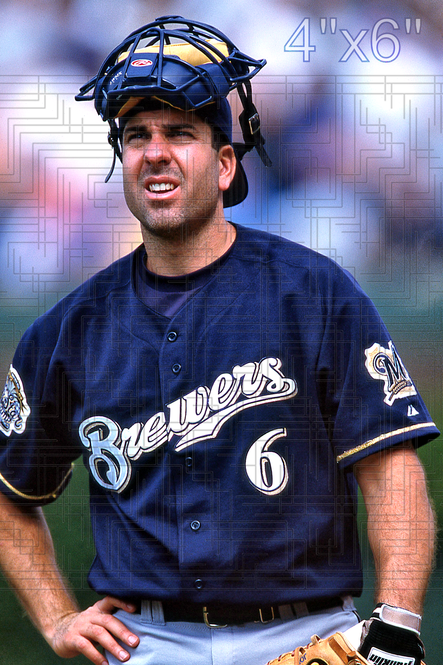 Jorge Fabregas - 2002 Milwaukee Brewers - choose a size & style