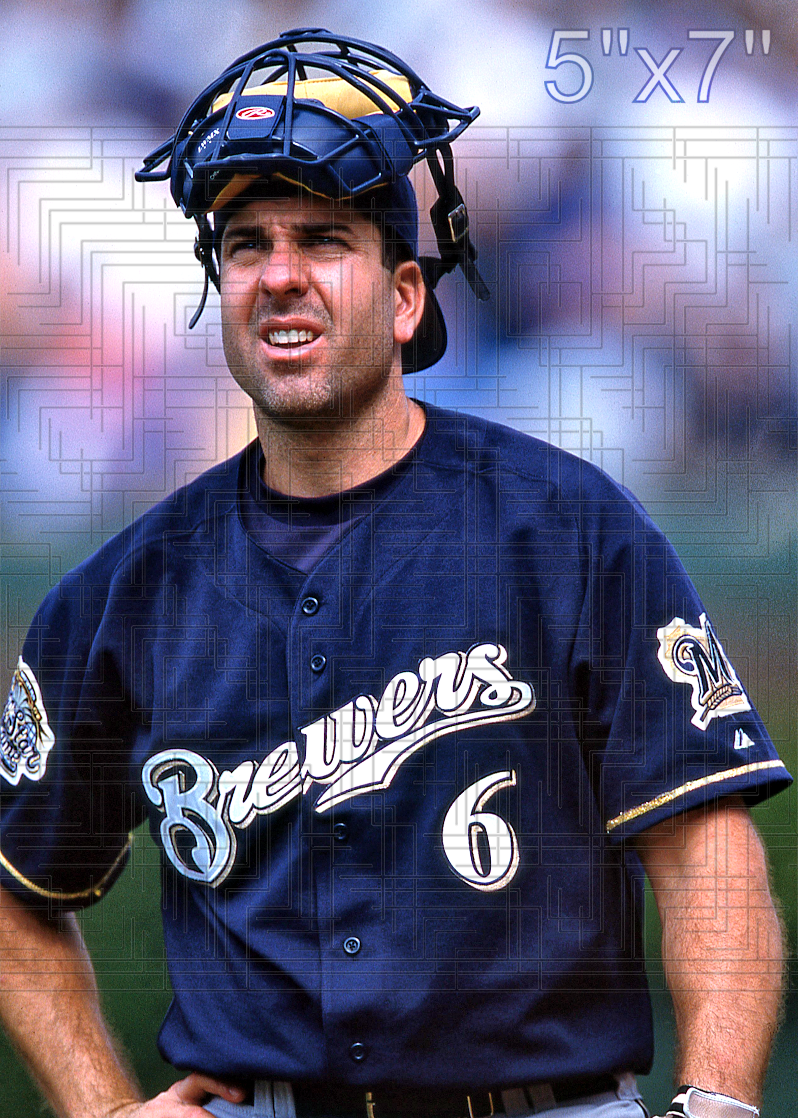 Jorge Fabregas - 2002 Milwaukee Brewers - choose a size & style