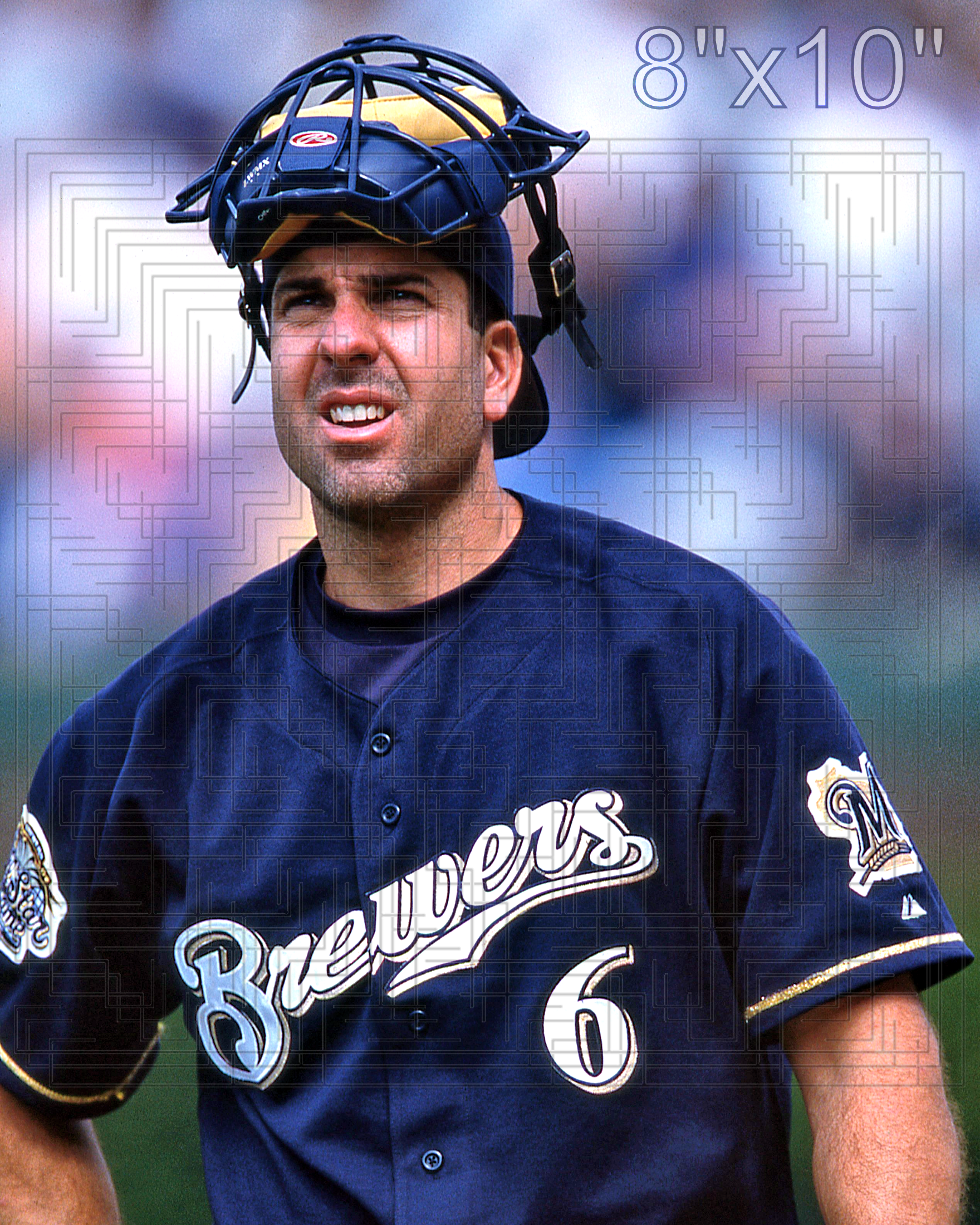 Jorge Fabregas - 2002 Milwaukee Brewers - choose a size & style