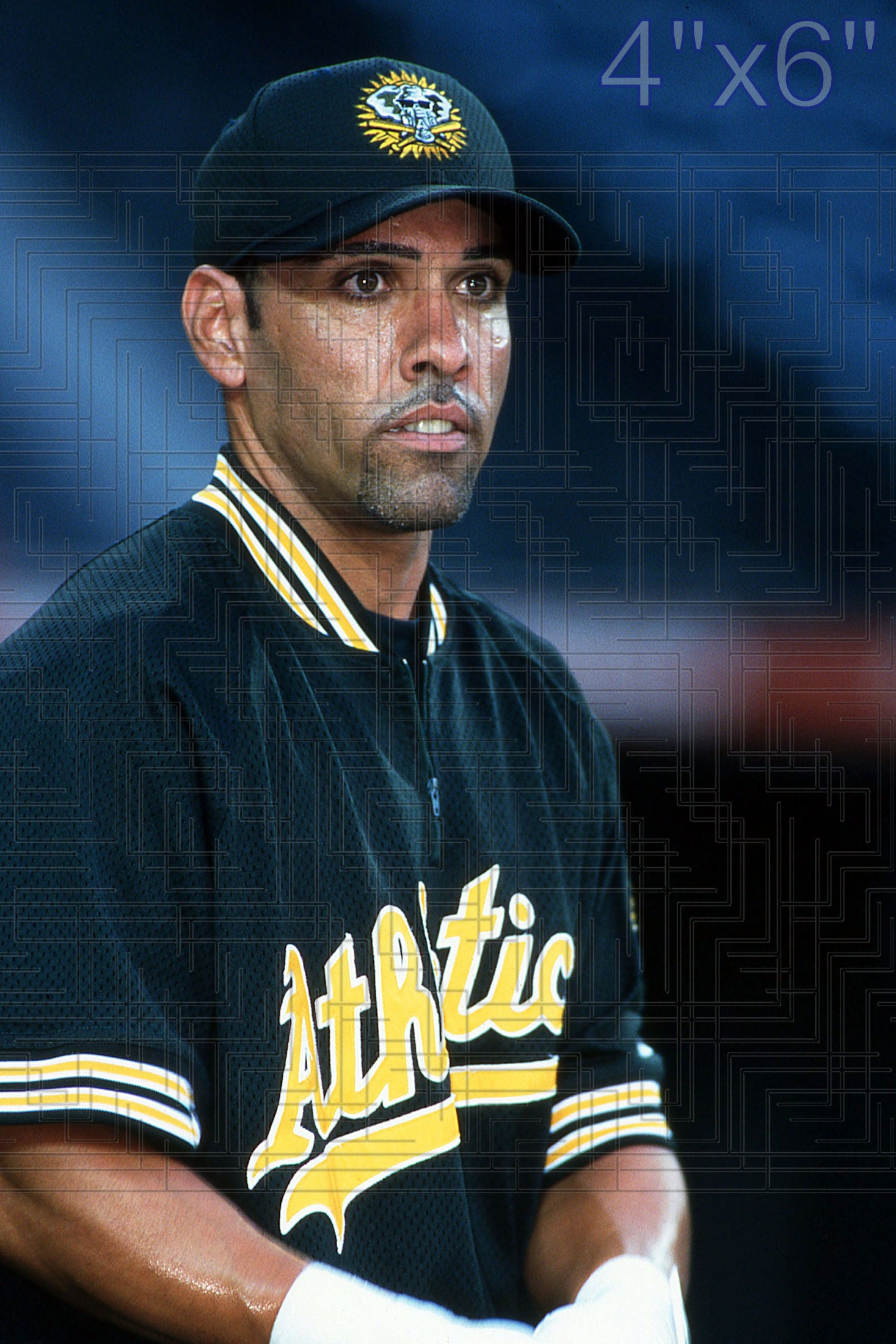 Jose Flores - 2002 Oakland Athletics - pose A - choose a size & style