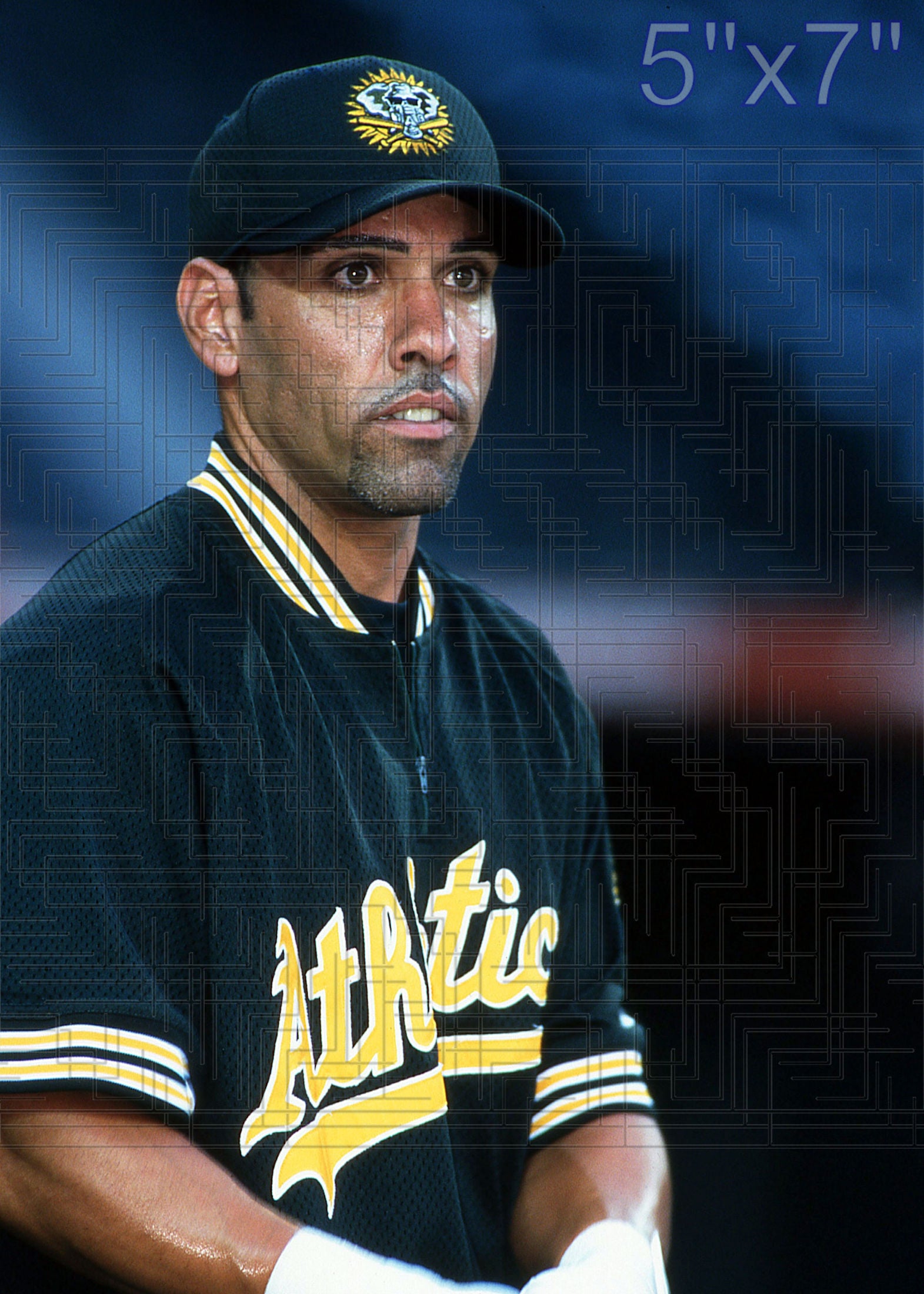 Jose Flores - 2002 Oakland Athletics - pose A - choose a size & style