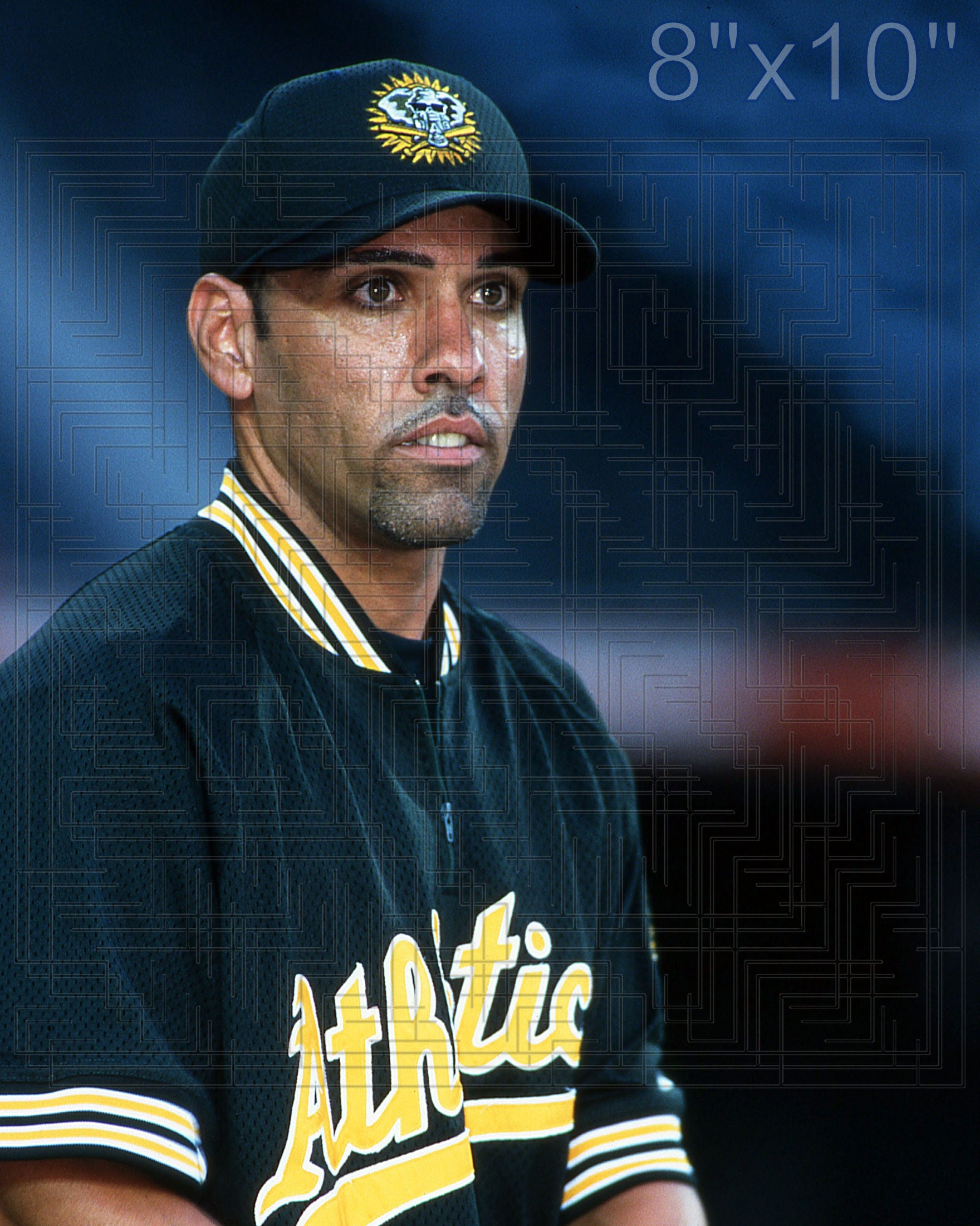 Jose Flores - 2002 Oakland Athletics - pose A - choose a size & style